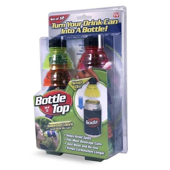 Bottle Tops cover Cans As Seen on TV Set of 12 NWT - Picture 1 of 4